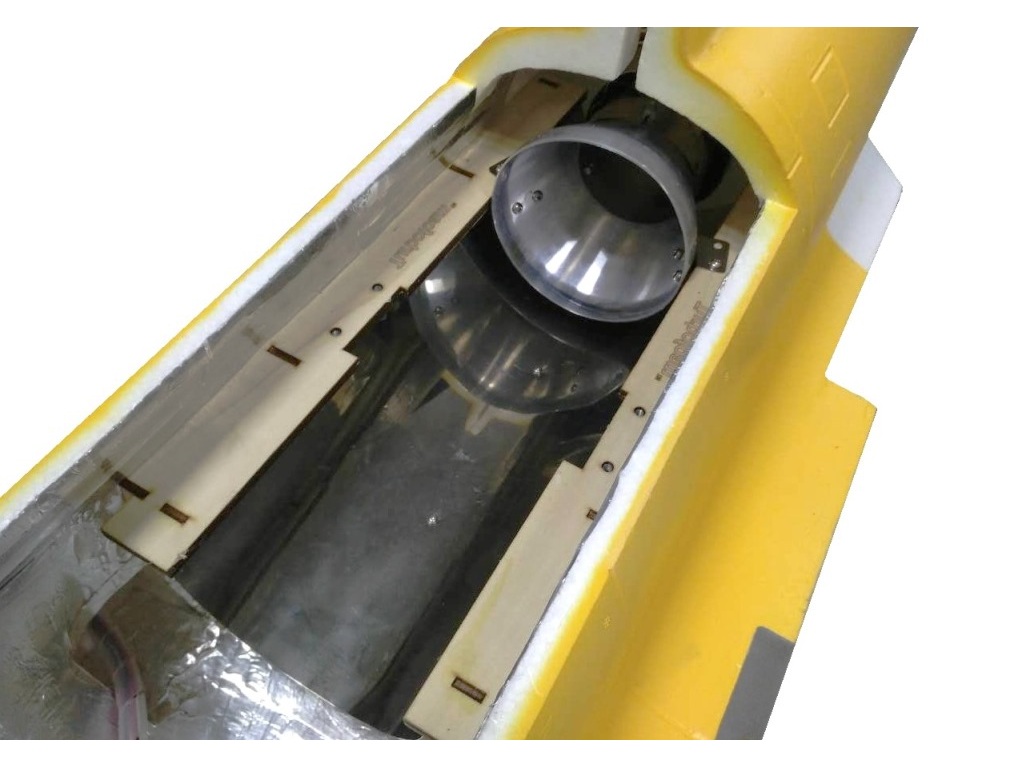 Mirage 2000, Spw 1225mm, Ready for Turbine - Vector-Version, HSDJETS – Bild 4