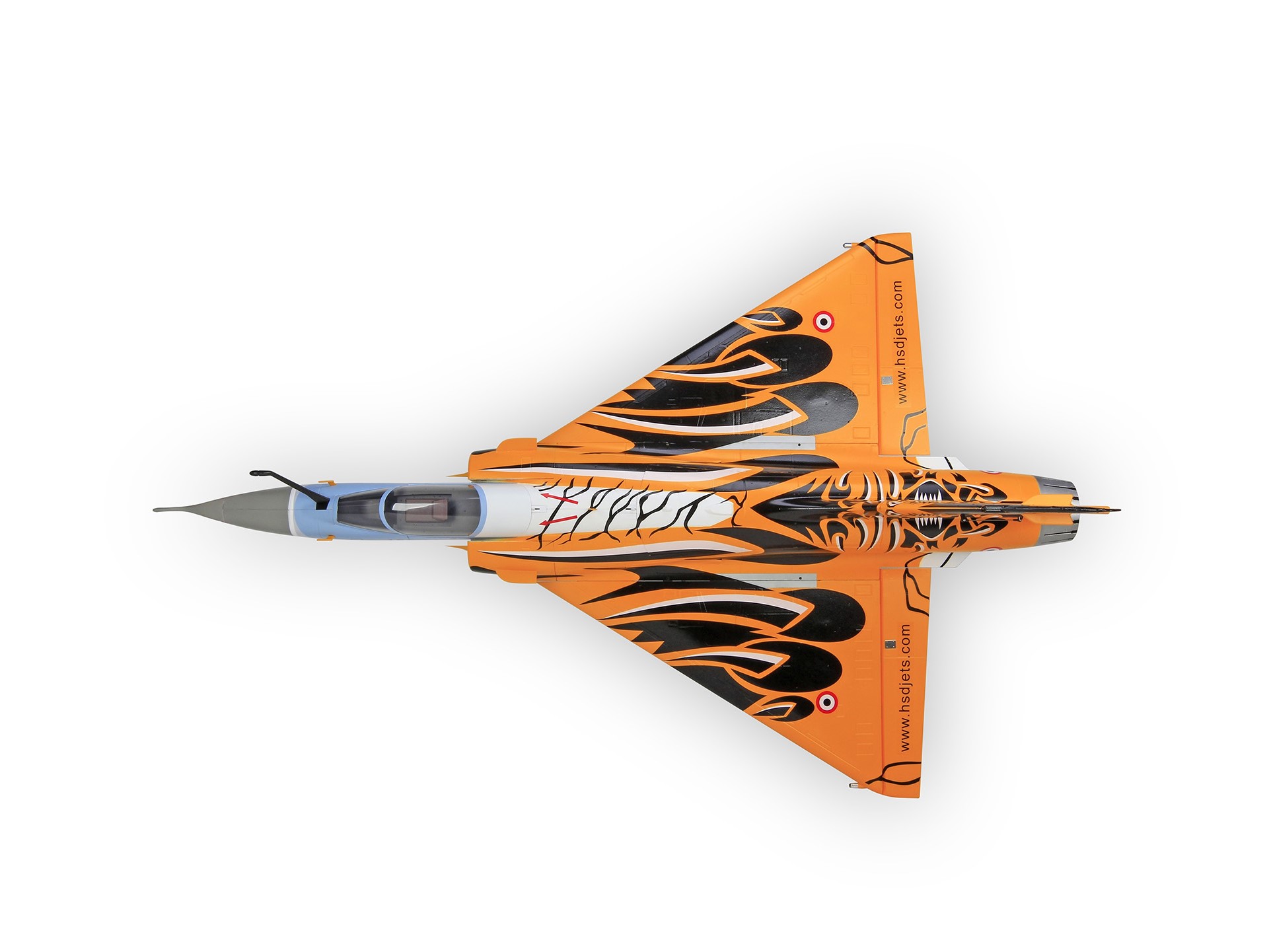 Mirage 2000, Tiger, Spw 1225mm, Ready for Turbine- HSDJETS