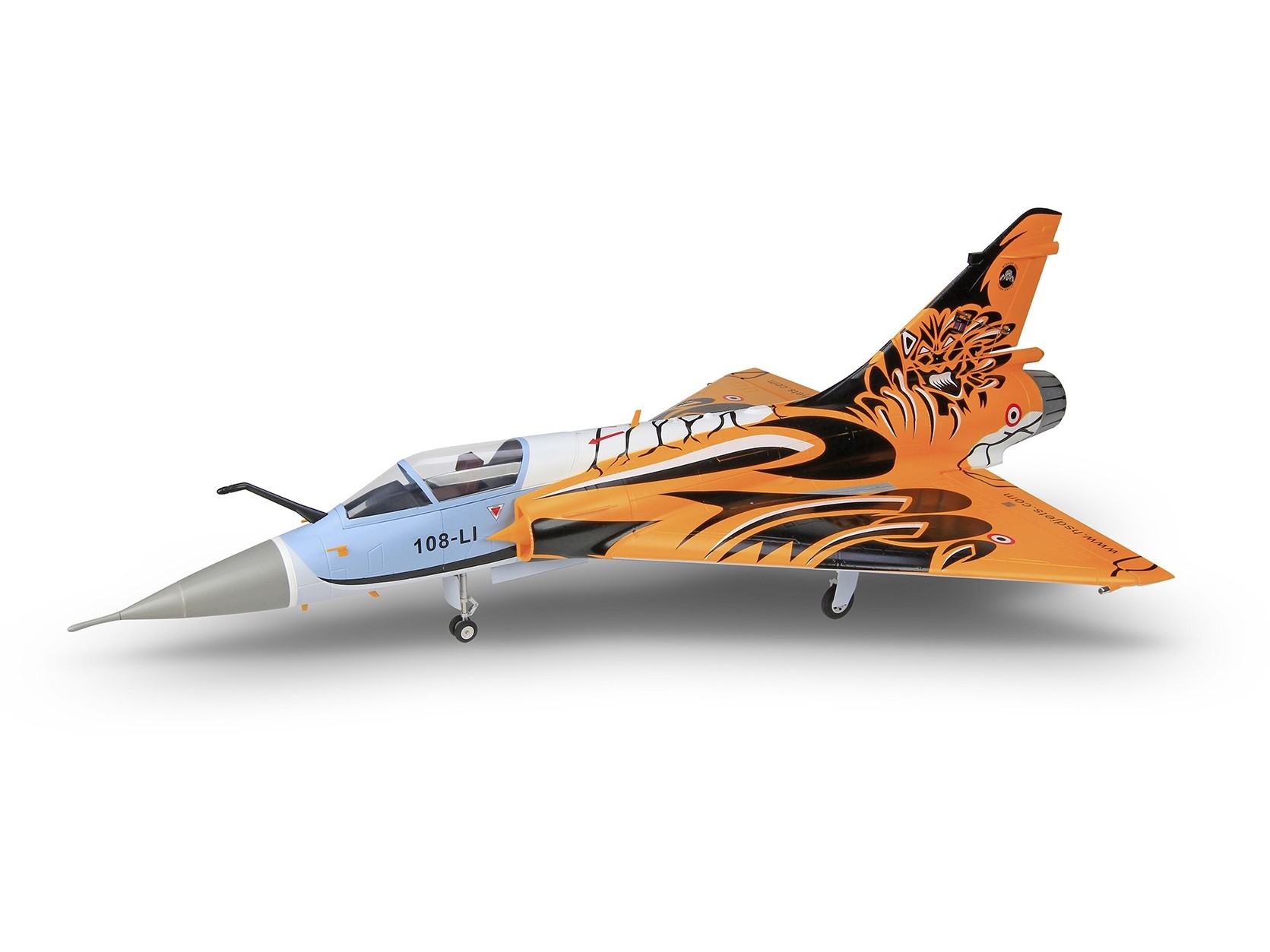 Mirage 2000, Tiger, Spw 1225mm, Ready for Turbine- HSDJETS – Bild 3