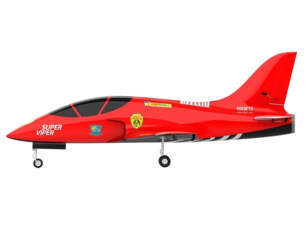 Full Composite Super Viper RED 120mm EDF, Spw 1800mm, PNP-Set, HSDJets – Bild 3