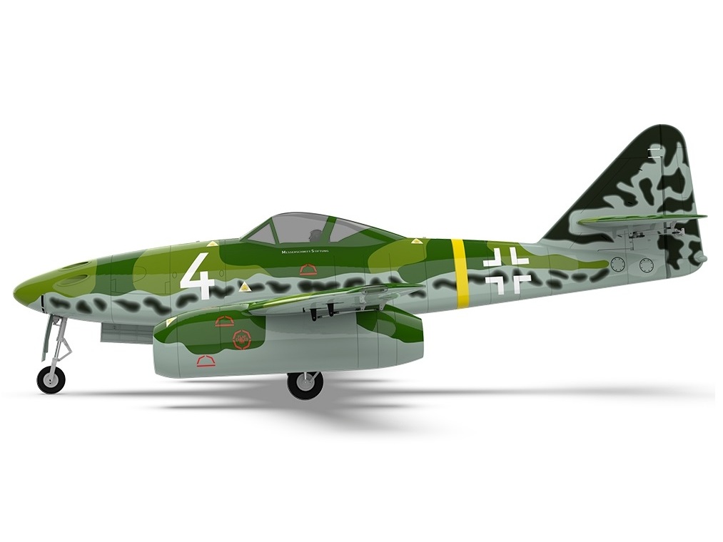 Messerschmitt Me 262, S-EDF 90mm Jet, Spw 1890mm, PNP-Set, HSDJets – Bild 3