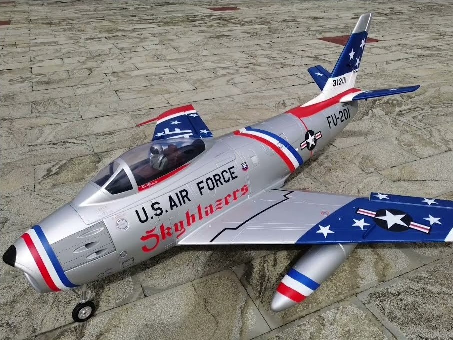 F-86 Skyblazer Jet - ready for Turbine, Spw 1720mm, PNP-Set, HSDJets – Bild 2