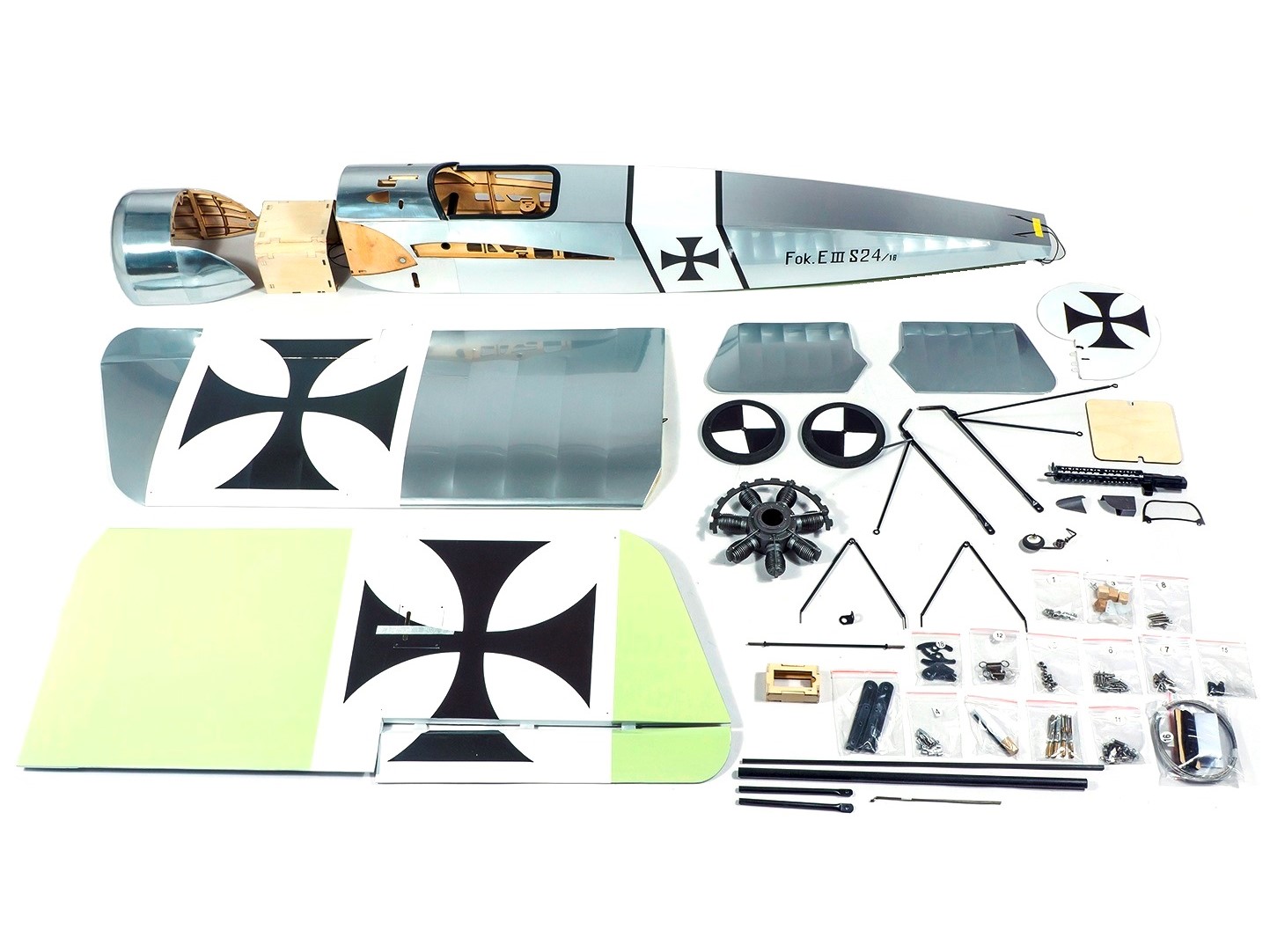 Fokker - EIII, Spw 1580mm - ARF-Modell von DW-Hobby – Bild 4