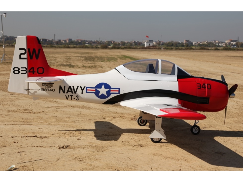 Trojan T-28 / T28, Spw 2200mm, ARF-Set, FlyFly – Bild 2