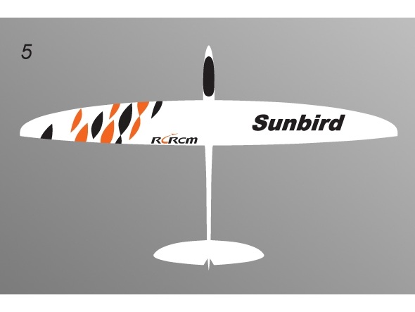 Voll GFK Segler Sunbird 60 - Spw 1520mm - RCRCM