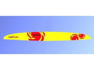 Tragfläche, links, GFK in orange / schwarz zu E-Segler Typhoon 2000mm RCRCM