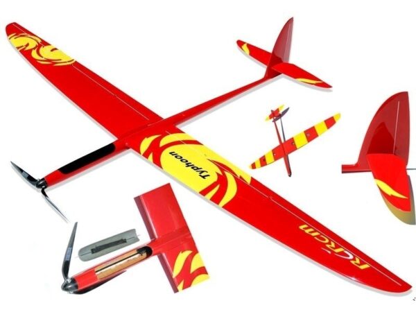 Voll GFK Elektrosegler Typhoon, Spw 2000mm, RCRCM – Bild 2