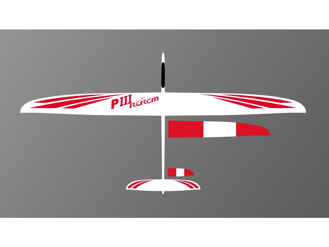 Voll GFK Elektrosegler Predator III / PIII - Spw 2960mm - RCRCM
