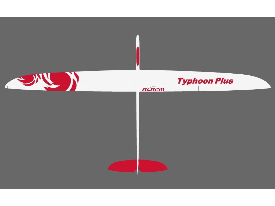 Voll CFK Segler Typhoon PLUS - Spw 2900mm - RCRCM