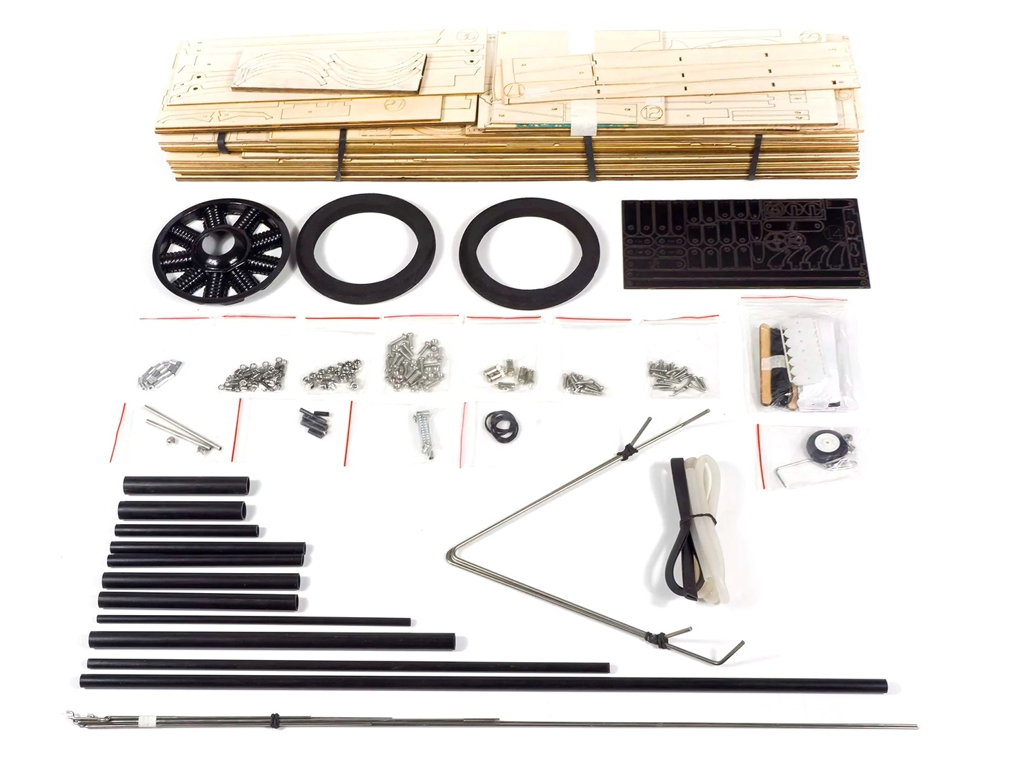 Real-Kit - Sopwith Camel, Spw 1200mm, KIT-Bausatz aus Balsaholz mit Folie – Bild 5