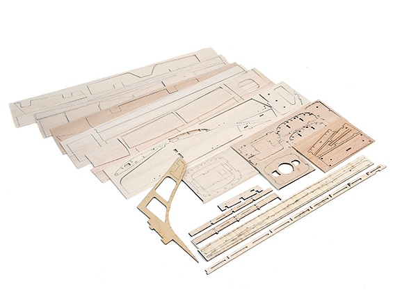 Real-Kit - Cessna 150, Spw 960mm - KIT-Bausatz aus Balsaholz – Bild 4