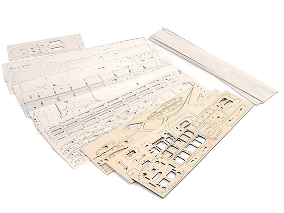 Real-Kit - Cessna 150, Spw 960mm - KIT-Bausatz aus Balsaholz – Bild 5