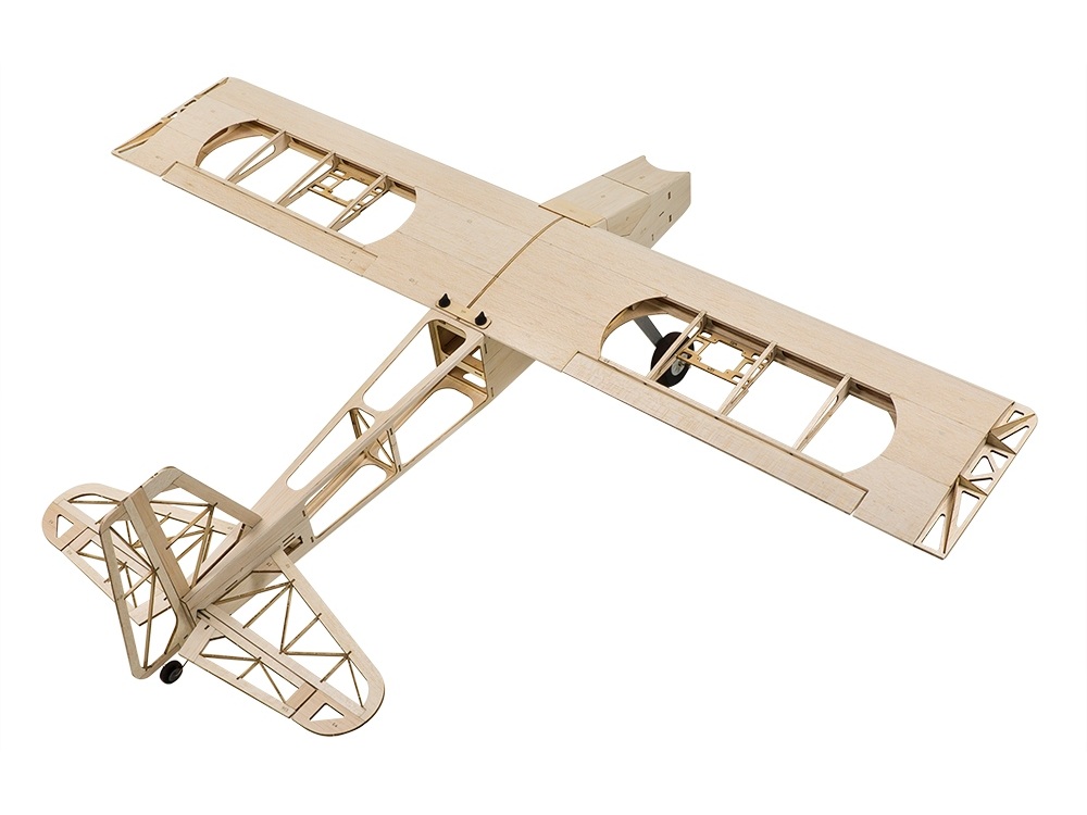 Real-Kit - Eyas Hochdecker, Spw 1200mm KIT-Bausatz aus Balsaholz mit Folie – Bild 5