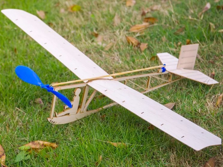 Real-Kit - Segler 1920 Power Glider, Spw 638mm - KIT-Bausatz aus Balsaholz – Bild 5