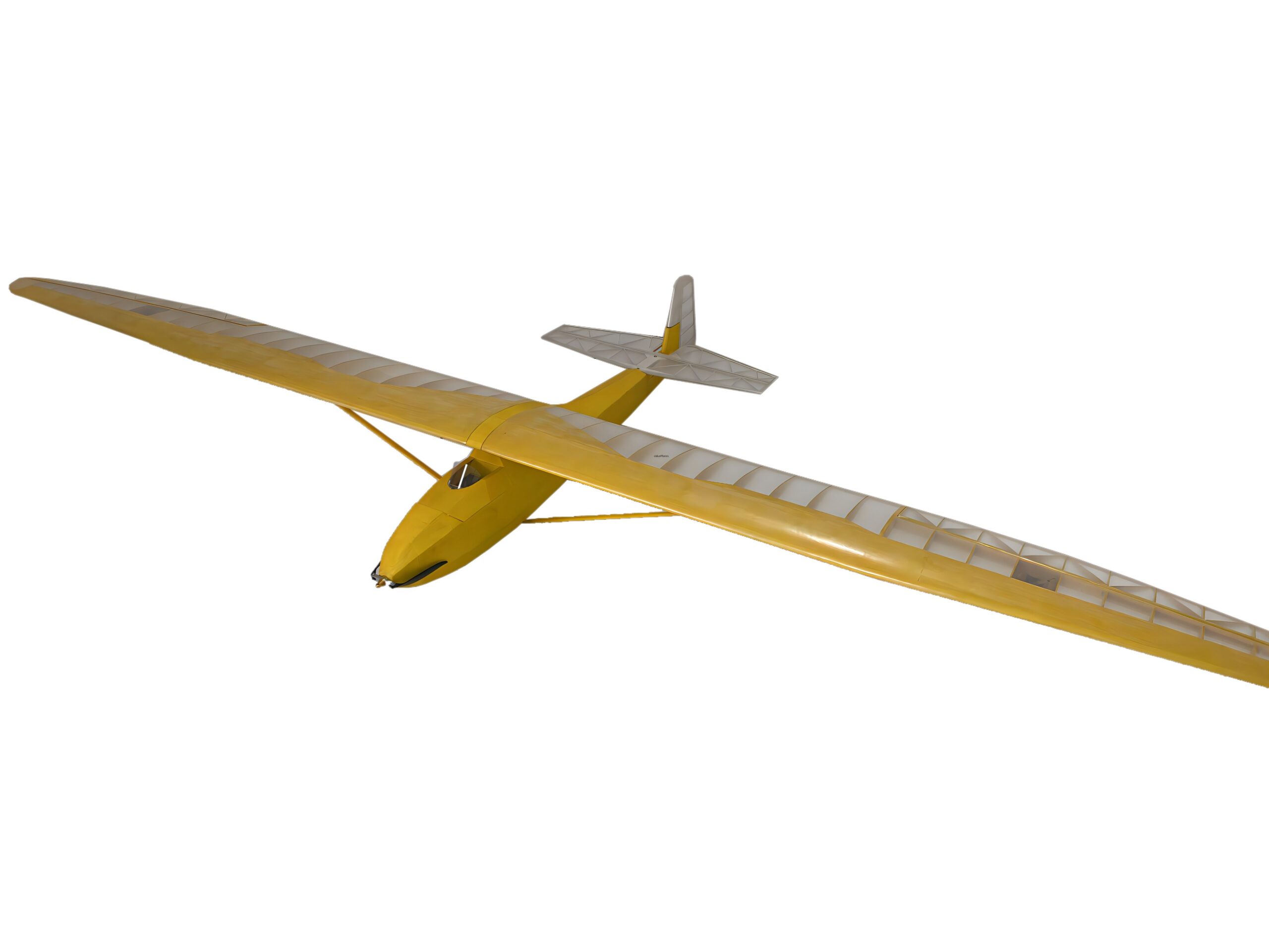 Valueplanes Grunau Baby, 1:4 3400mm KIT Bausatz aus Balsaholz – Bild 3