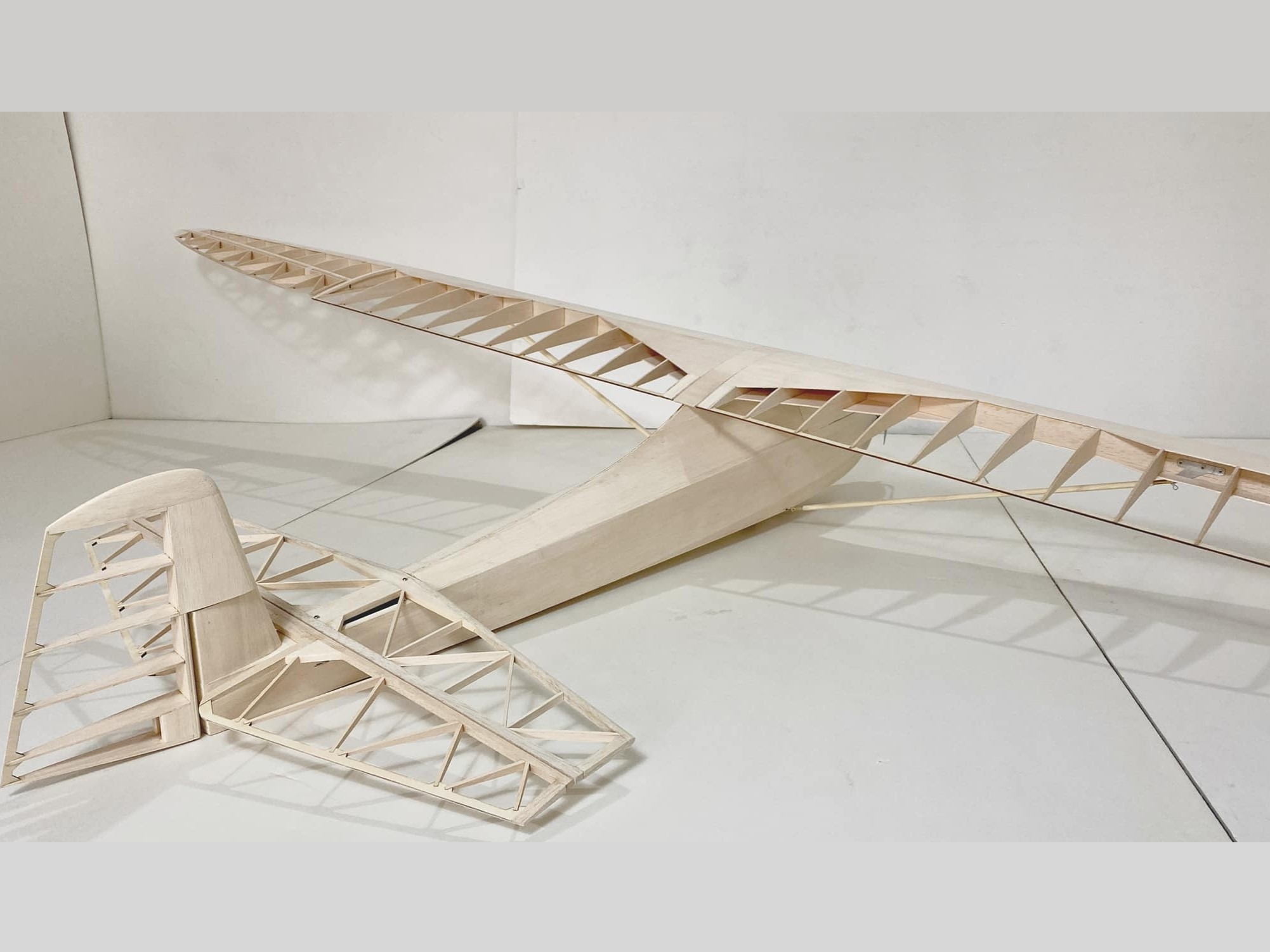 Valueplanes Grunau Baby, 1:4 3400mm KIT Bausatz aus Balsaholz – Bild 5