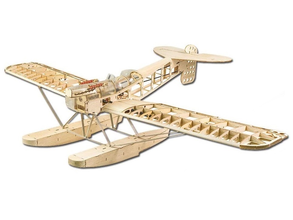 Real-Kit - Hansa-Brandenburg, Spw 1400mm - KIT-Bausatz aus Balsaholz