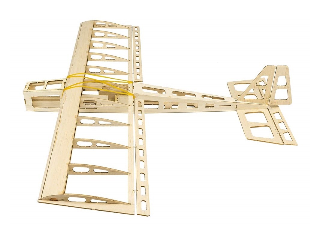 Real-Kit - Stick-06, Spw 580mm, PNP-Bausatz aus Balsaholz mit Folie – Bild 3
