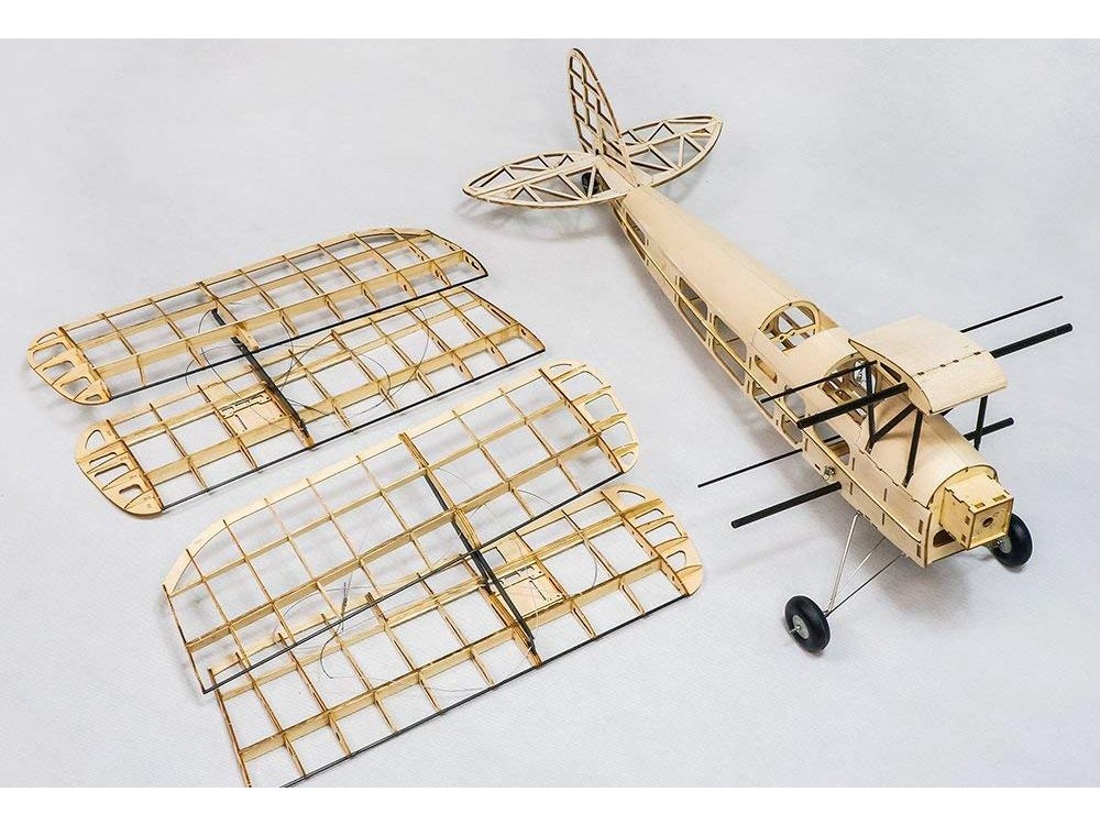 Real-Kit - Tiger Moth V2, Spw 980mm - KIT-Bausatz aus Balsaholz – Bild 3