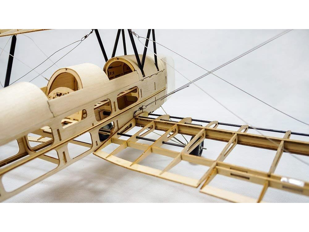 Real-Kit - Tiger Moth V2, Spw 980mm - KIT-Bausatz aus Balsaholz – Bild 4