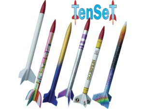 Modellraketen-Set - TenSeT - 470x26mm - 10er-Set