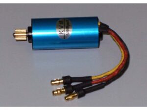 Brushless Inrunner KV5400 zu Sapac Extra mit Zahnrad