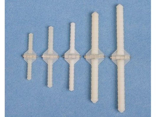 Stiftscharniere, verstärkt - 4.5x75mm, Set a 10 Stück