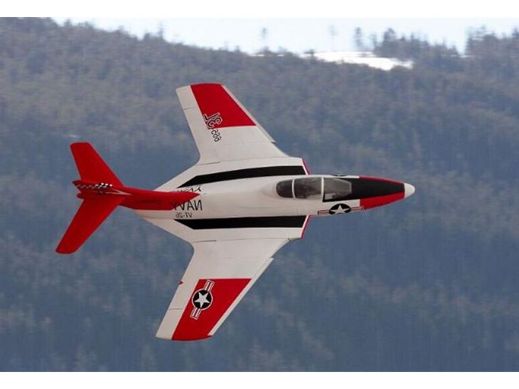 TopRC Model F9F Cougar Full Composite Turbinen-Version, ARF-Set