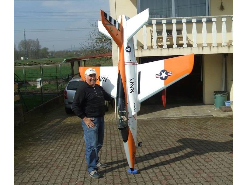 TopRC Model Odyssey - Navy - Sport Jet Full Composite, Spw 2190mm, ARF-Set – Bild 3