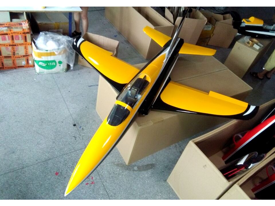 TopRC Model Odyssey - yellow - Sport Jet Full Composite, Spw 2190mm, ARF-Set