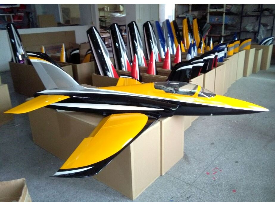 TopRC Model Odyssey - yellow - Sport Jet Full Composite, Spw 2190mm, ARF-Set – Bild 2