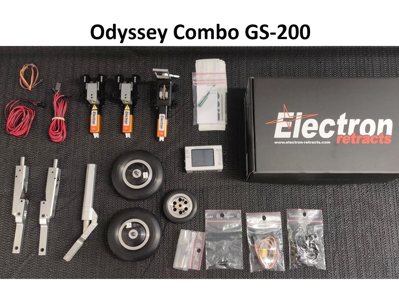Electron Einziehfahrwerk-Set ER-40eVo zu Sport Jet Odyssey TopRC Model – Bild 4