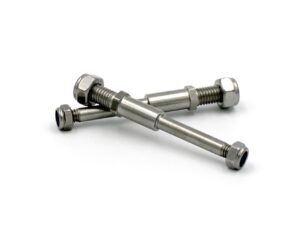 Radachse 50ccm aus Stahl, Ø 5mm, Achslänge 57mm - 2er Set - Pilot-RC