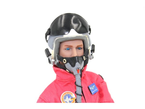 TopRC Model Pilotenpuppe / Pilotenfigur 1:6 - komplett mit Helm- rot – Bild 3