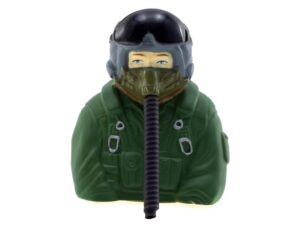 TopRC Model Jet Piloten-Figur - grün - 1:7