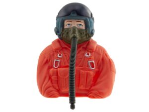 TopRC Model Jet Piloten-Figur - rot - 1:7
