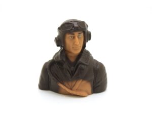 TopRC Model Piloten-Figur - WWII British - 1:6 - braun