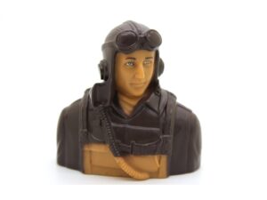 TopRC Model Piloten-Figur - WWII America - 1:5 - braun
