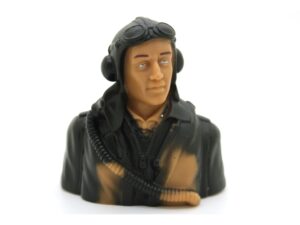 TopRC Model Piloten-Figur - WWII German - 1:6 - schwarz