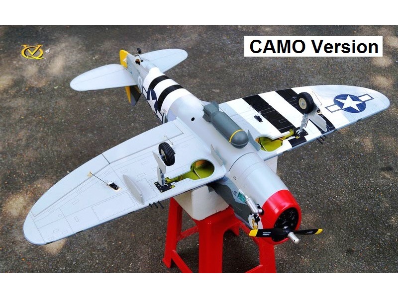 Bomben-Attrappe zu P-47D / P47-B Thunderbolt, Spw 1500mm, VQ-Models – Bild 2