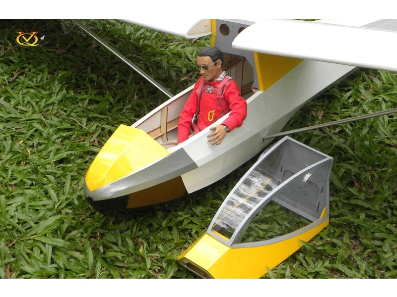 Segelflieger KA-3 - Kleinsegler, Spw 3050mm, ARF-Set von VQ-Models – Bild 3