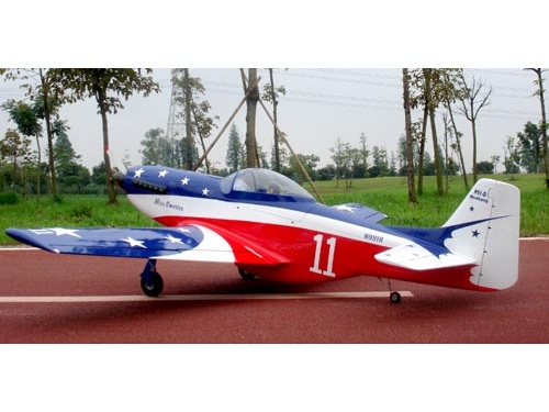 P-51-D Mustang Miss America, 50ccm, Spw 2200mm, ARF-Modell, CYModel – Bild 2