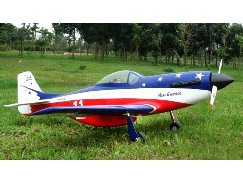 P-51-D Mustang Miss America, 50ccm, Spw 2200mm, ARF-Modell, CYModel – Bild 3
