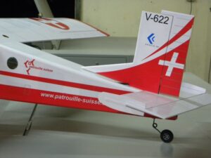 Seitenleitwerk zu Pilatus Porter PC-6, Felix-Swiss, 1580mm, VQ-Models