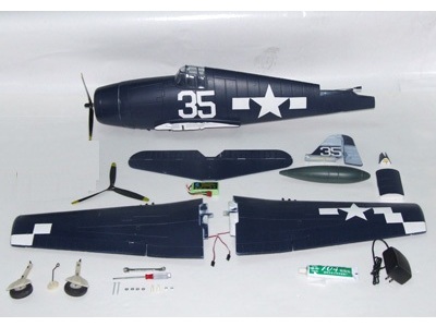 F6F Hellcat PNP Brushless, 980mm Spannweite, dunkelblau – Bild 3