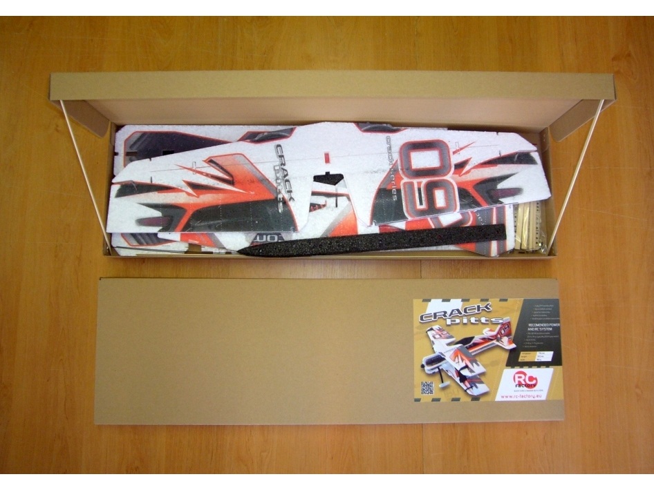Crack PITTS Backyard, Spw 755mm, KIT-Version aus EPP von RC-Factory – Bild 2