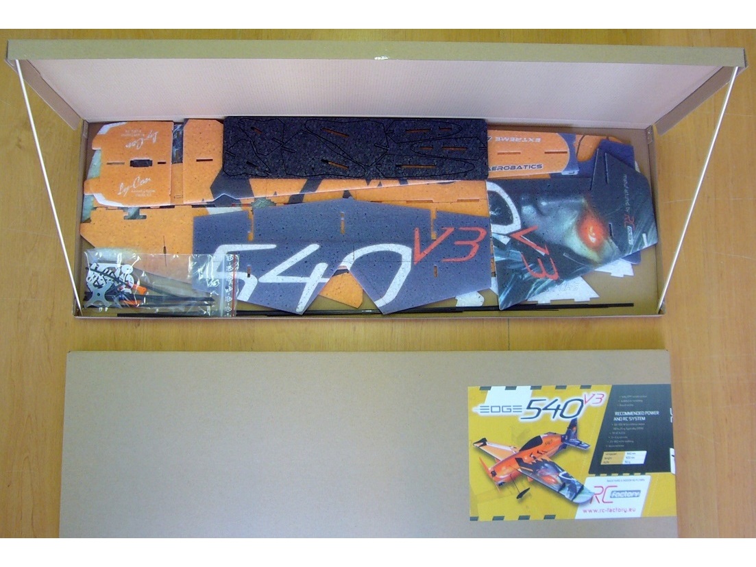 Crack Edge 540 V3 Superlite, Spw 840mm, KIT-Version aus EPP von RC-Factory – Bild 4