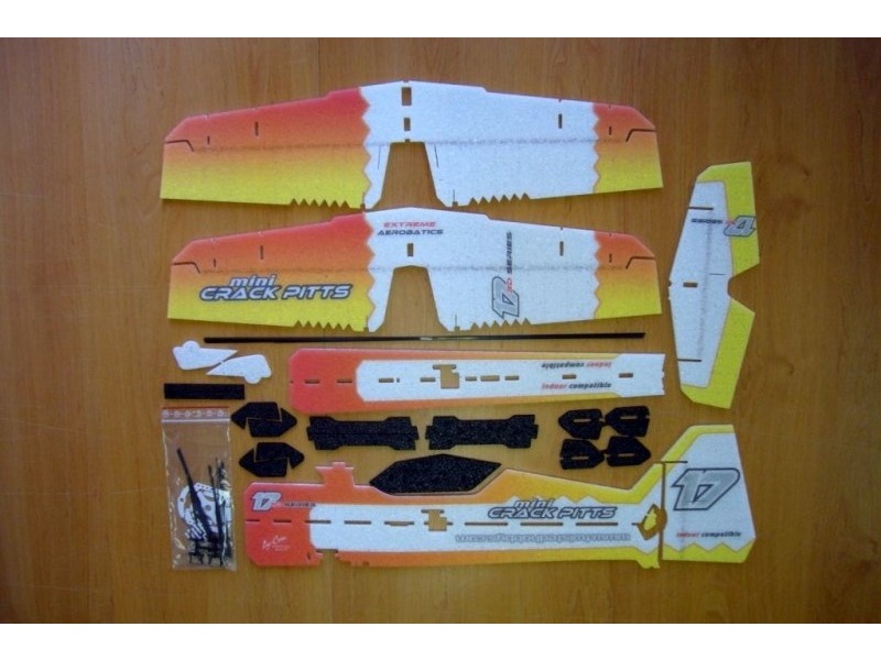 Crack Pitts Mini, Spw 560mm, KIT-Version aus EPP von RC-Factory – Bild 2