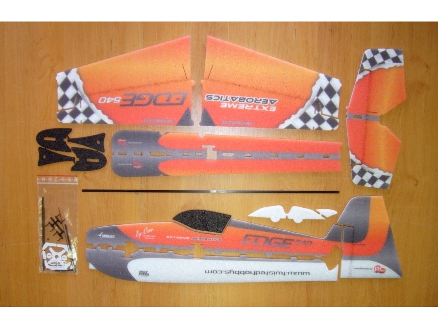 Edge 540 Mini, Spw 620mm, KIT-Version aus EPP von RC-Factory – Bild 3