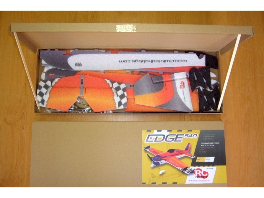 Edge 540 Mini, Spw 620mm, KIT-Version aus EPP von RC-Factory – Bild 4